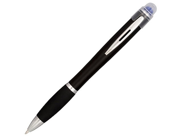Nash чёрная шариковая ручка с фломастером, синий