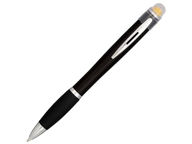 Nash чёрная шариковая ручка с фломастером, желтый