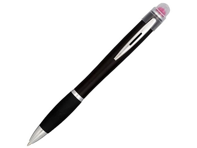 Nash чёрная шариковая ручка с фломастером, розовый