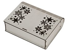 Деревянная коробка с резной крышкой «Книга», М (арт. 625303)
