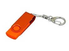 USB 2.0- флешка промо на 16 Гб с поворотным механизмом и однотонным металлическим клипом (арт. 6031.16.08)