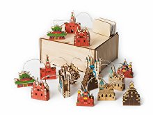 Ёлочная гирлянда с лампами в подарочной коробке «Достопримечательности России» (арт. 625193)
