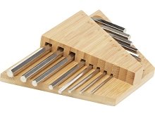 Набор инструментов «Allen» с шестигранным ключом из бамбука (арт. 10457606)