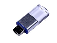 USB 2.0- флешка промо на 16 Гб прямоугольной формы, выдвижной механизм (арт. 6580.16.02)