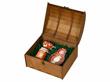 Подарочный набор: чайная пара, крем-мёд с ягодами годжи (арт. 94827)