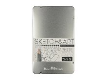 Набор из 12 чернографитовых карандашей «Sketch & Art» 2Н - 9В (арт. 21-0009)