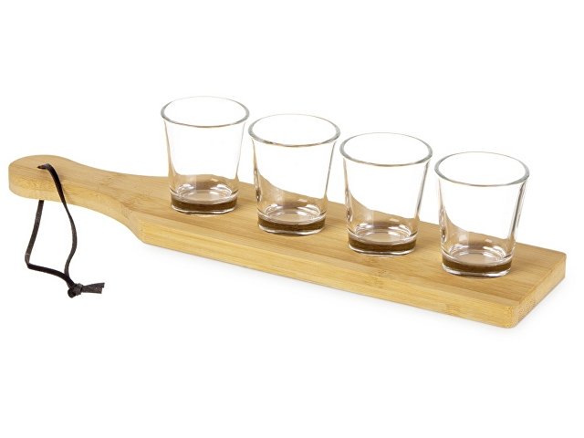 Набор стопок на бамбуковой подставке «Shots» (арт. 836929) - купить в ...