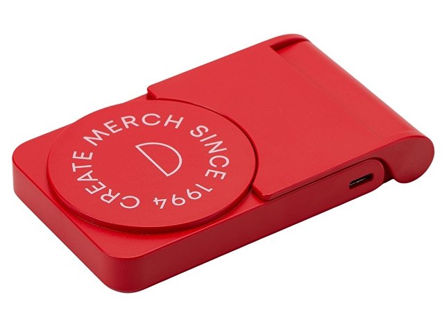 Магнитный внешний аккумулятор «MagnIQ», 5000 mAh с тампопечатью thumbnail