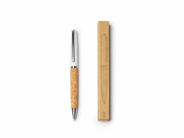 Ручка шариковая из натуральной пробки и металла ALTON thumbnail