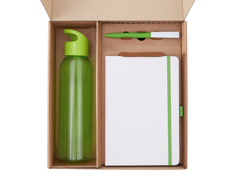 Набор «Bitetime» с бутылкой для воды, блокнотом, ручкой и ланчбоксом фото 2 Набор «Bitetime» с бутылкой для воды, блокнотом, ручкой и ланчбоксом фото 2