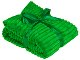 Плед Wave флисовый, зеленый