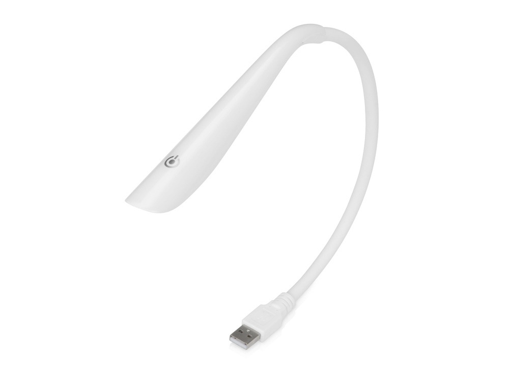 Портативная USB LED лампа Bend, белый