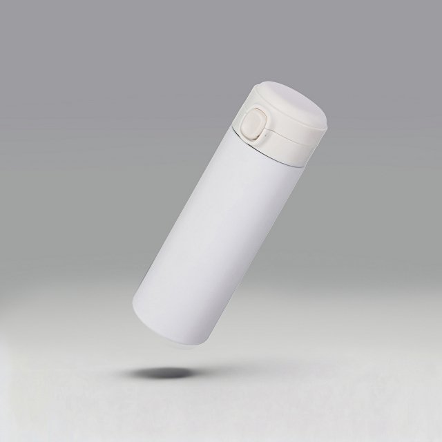 Вакуумная термокружка c кнопкой «Guard», soft-touch, 400 мл, тубус