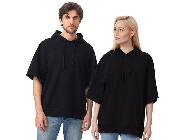 Худи оверсайз с коротким рукавом «Warsaw» унисекс thumbnail