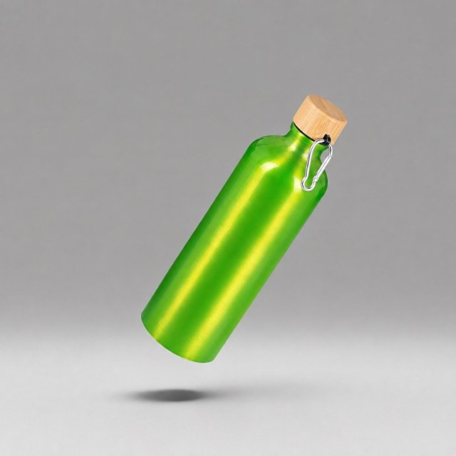 Бутылка «Hip M Bamboo» с карабином, 770 мл