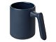 Кружка матовая с прямой ручкой "Axio", 360 мл, темно-синий