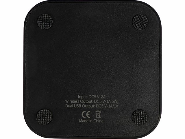 Беспроводная зарядка «Tile» с 2 USB-A, 5 Вт thumbnail