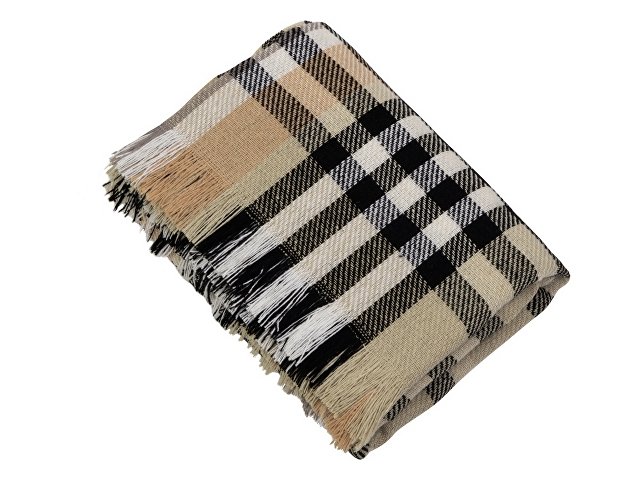 Плед «Liner» хлопковый с бахромой thumbnail