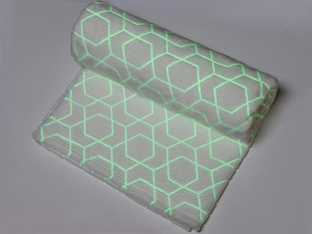 Светящийся в темноте плед «Lattice» thumbnail