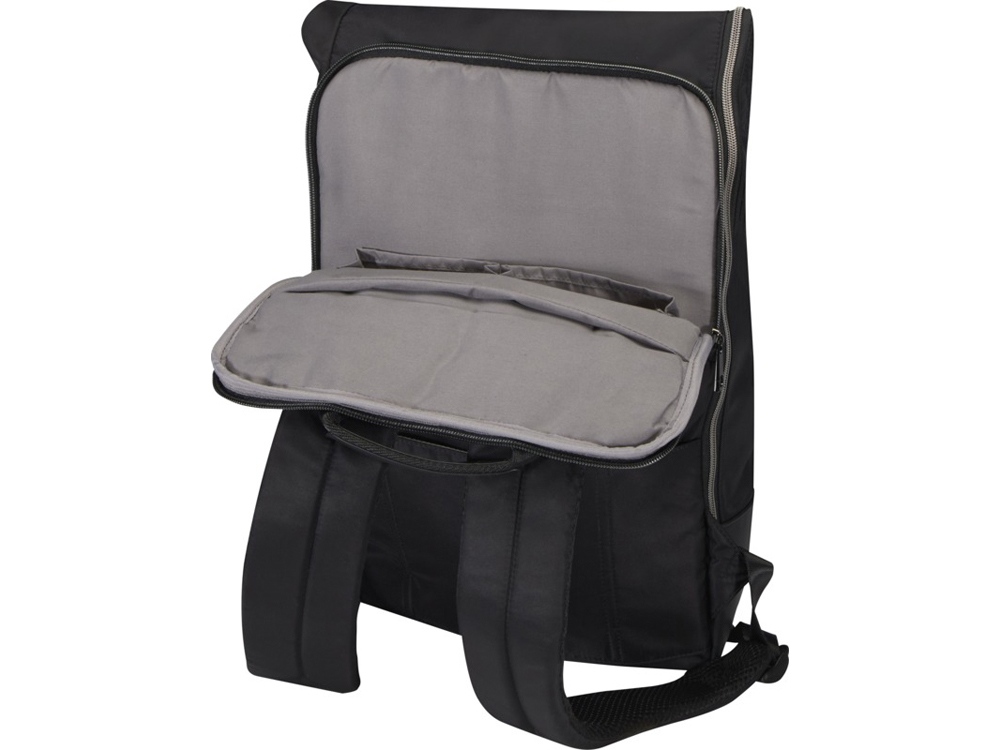 Рюкзак «Rhine» 15” с откидным верхом из переработанного материала фото 6 Рюкзак «Rhine» 15” с откидным верхом из переработанного материала фото 6