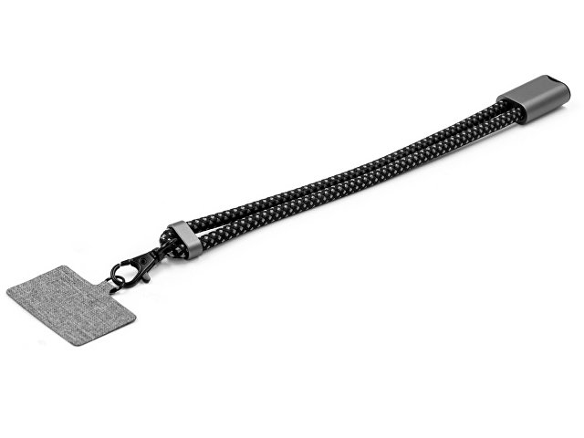 Ремешок-держатель для телефона с зарядным кабелем USB-C - USB-C «Lany Wristband Charge Eco» thumbnail