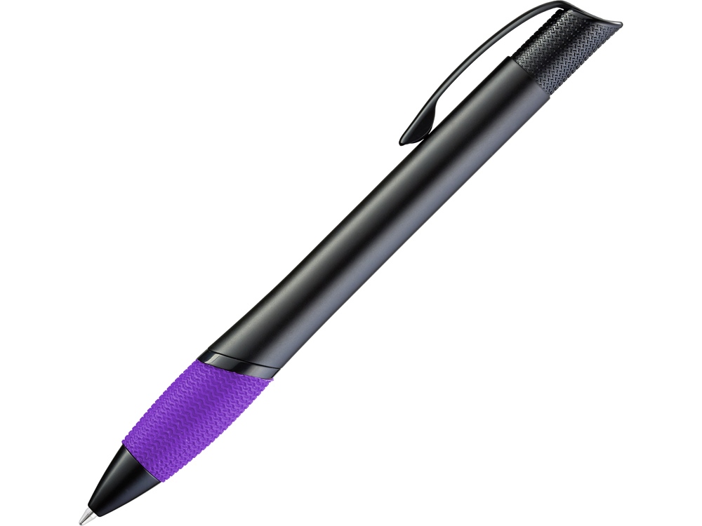 Ручка шариковая металлическая OPERA, фиолетовый/черный