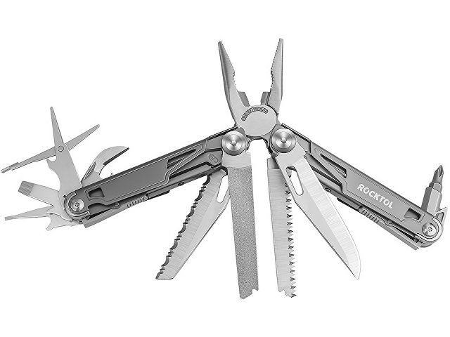 Мультитул Rocktol 19 в 1 с титановыми ручками thumbnail