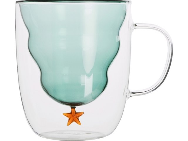 Кружка с двойными стенками с елочкой внутри «Winter Wonderland»