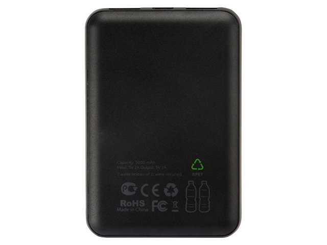 Внешний аккумулятор из rPET «Reborn», 5000 mAh thumbnail