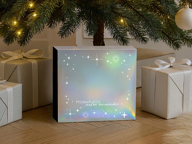 Подарочная коробка с голографическим шубером «Aurora», L thumbnail