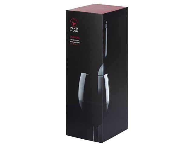 Набор винных аксессуаров 4в1 «Savoie» с покрытием soft touch