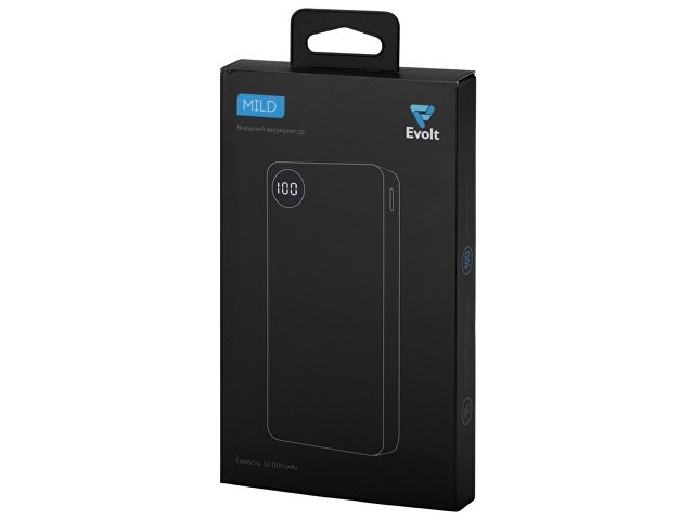 Внешний аккумулятор «Mild», металлик soft-touch, 10 000 mAh thumbnail