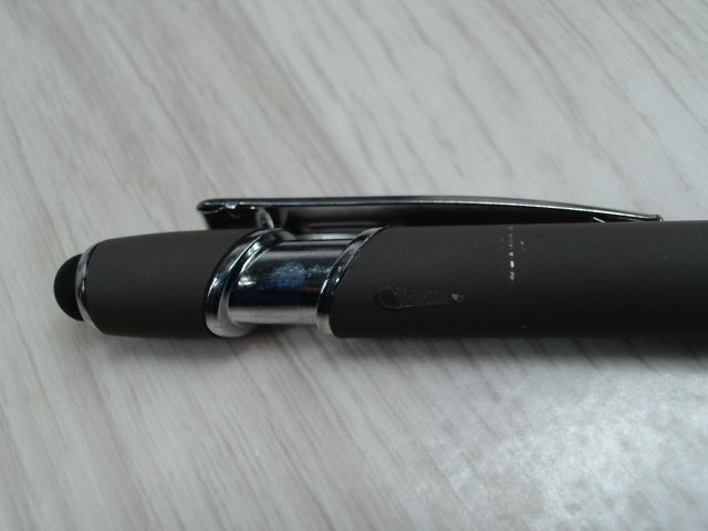 Ручка-стилус металлическая шариковая «Sway» soft-touch