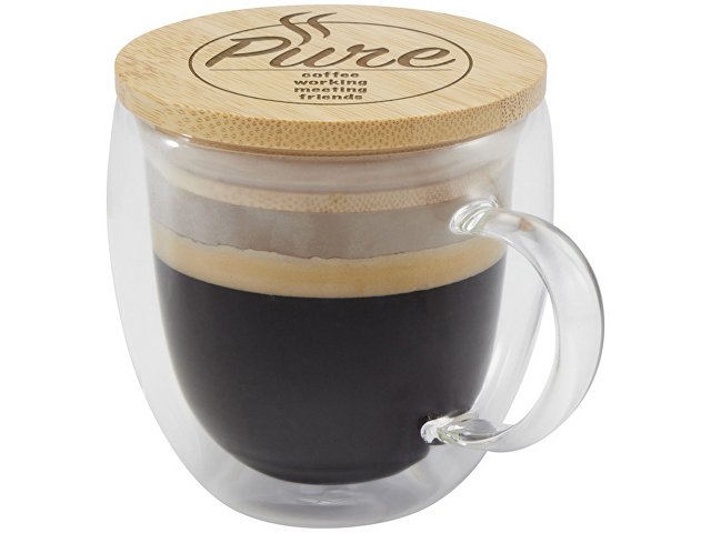 Кружка с бамбуковой крышкой «Lenora» thumbnail