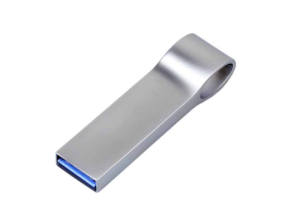 USB 2.0-флешка на 128 Гб с мини чипом и боковым отверстием для цепочки