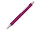 Ручка шариковая металлическая «Pyra» soft-touch с зеркальной гравировкой, розовый