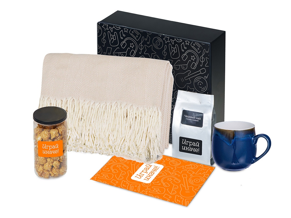 Подарочный набор «Re:y. Haven»  с пледом, кружкой и чаем