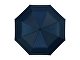 Зонт Alex трехсекционный автоматический 21,5", темно-синий/серебристый