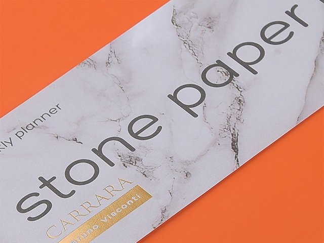 Еженедельник с каменной бумагой А5+ «Carrara» thumbnail