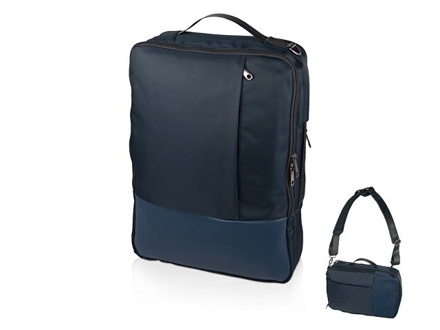 Рюкзак-трансформер «Duty» для ноутбука, темно-синий