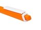 Ручка пластиковая трехгранная шариковая «Lateen», оранжевый/белый