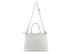 Сумка-шоппер BUGATTI Elsa, белая, воловья кожа/полиэстер, 46х11х31,5 см