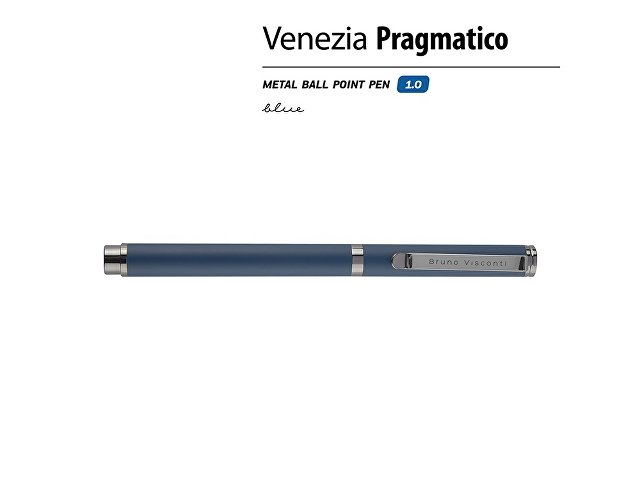 Ручка металлическая шариковая «Venezia Pragmatico» софт-тач thumbnail