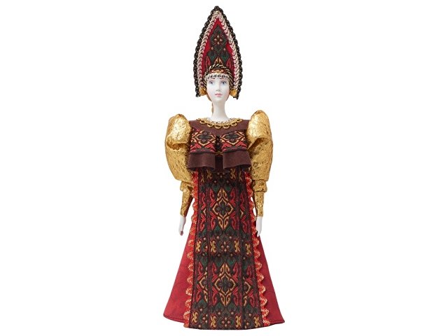 Подарочный набор: кукла фарфоровая, чай "Малина с мятой" thumbnail