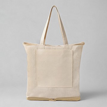 Складная сумка Jute из джута и хлопка, натуральный
