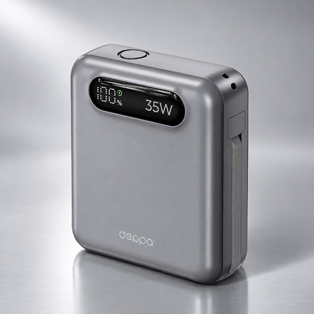 Внешний АКБ NRG Turbo Cable 10000 mAh, 35Вт