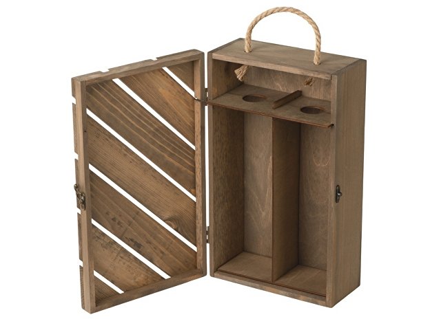 Коробка подарочная из массива дерева «Two-bottle box» thumbnail