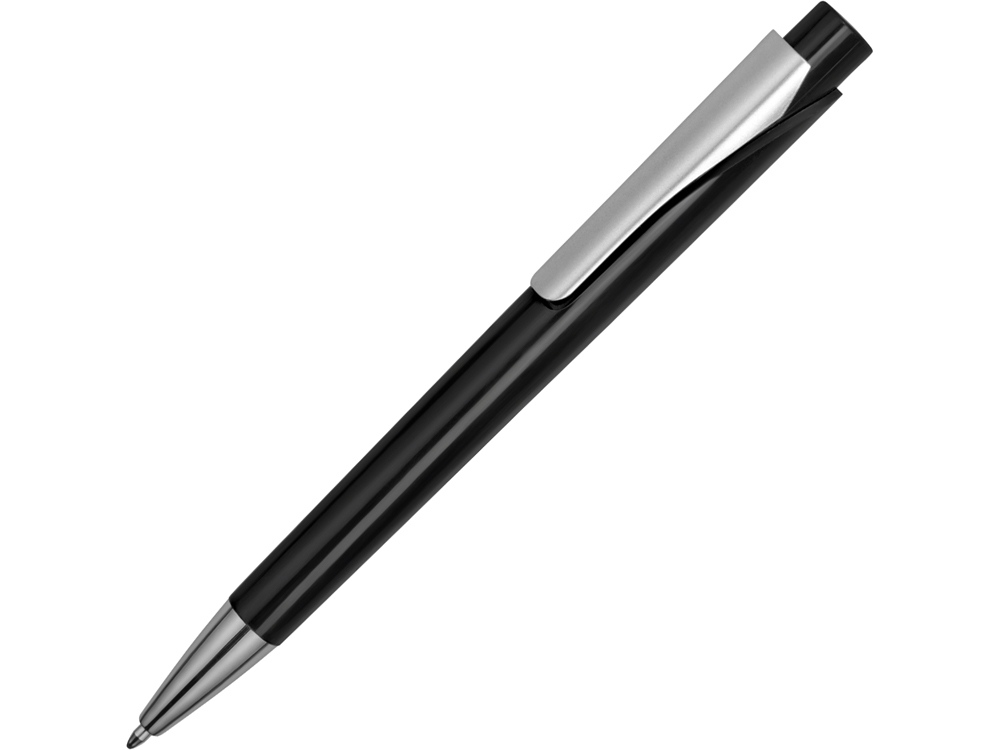Ручка шариковая Pavo синие чернила, черный