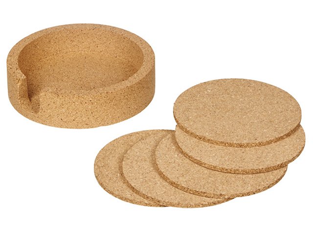 Набор костеров из пробки на подставке «Krock» thumbnail