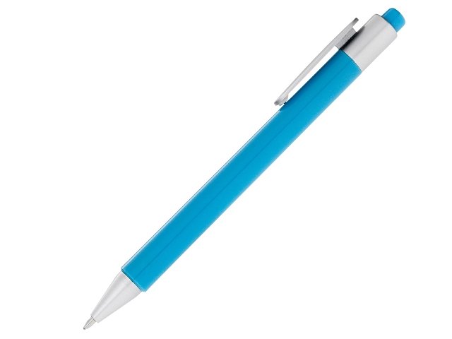 Ручка шариковая "Athens" черные чернила, голубой